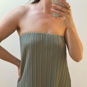 Oak & Fort Pleated Tube Top